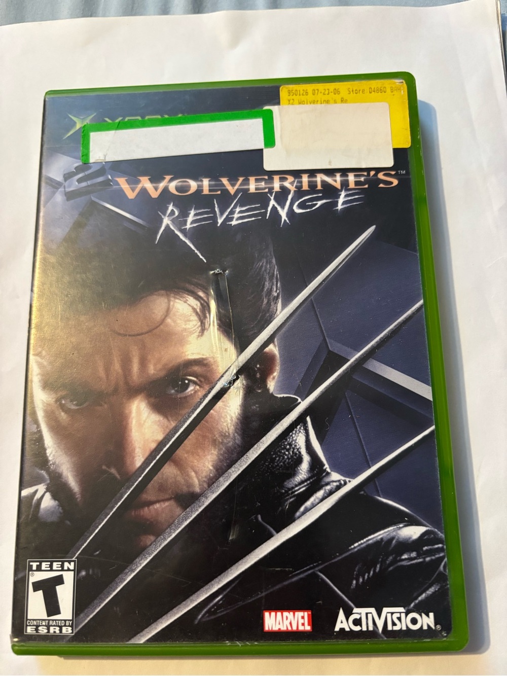 Xbox Wolverine's Revenge CIB